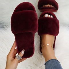 Plush Cotton Slippers