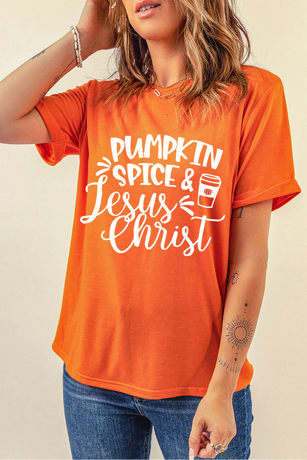 PUMPKIN SPICE & JESUS CHRIST T-Shirt