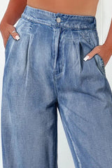 High Waist Wide Leg Jeans