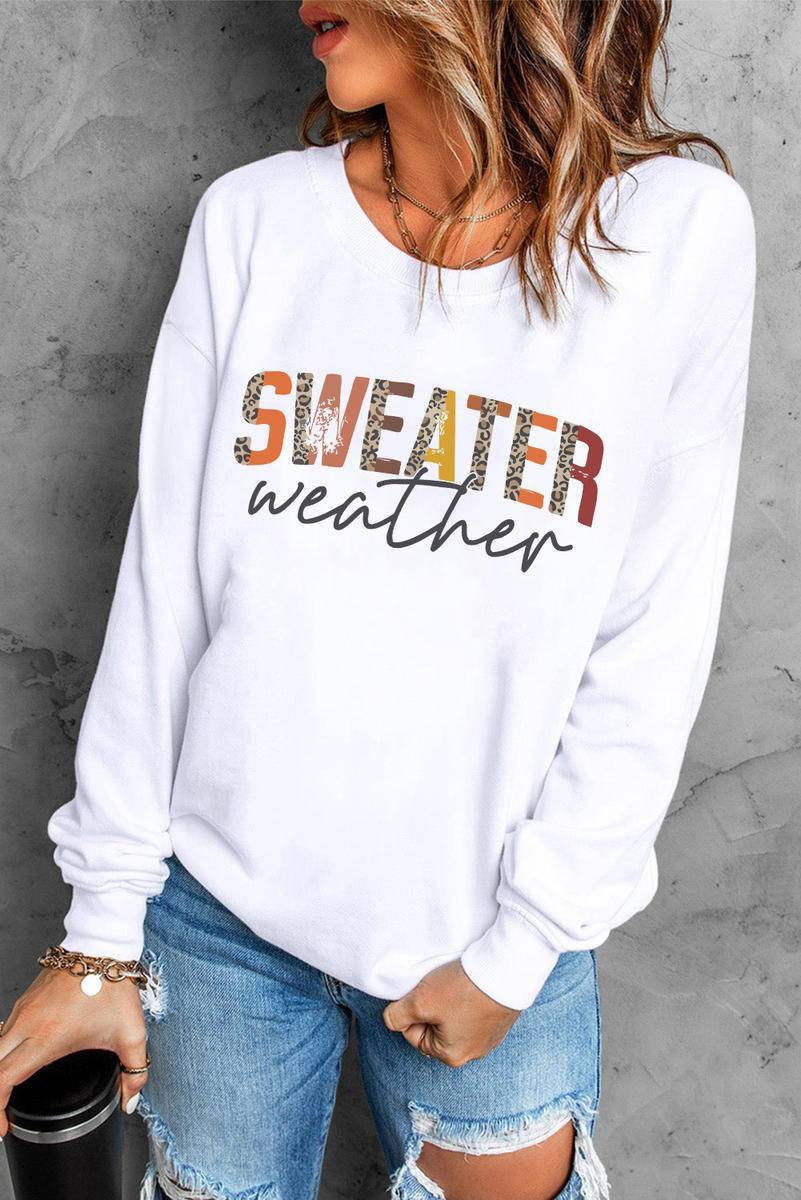 Sweater Weather Vibrant Monogram Sweatshirt