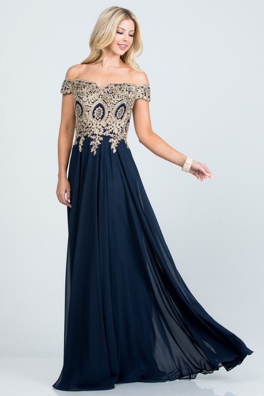 JASMEEN CHIFFON GOWN