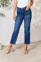 Cropped Straight Jeans