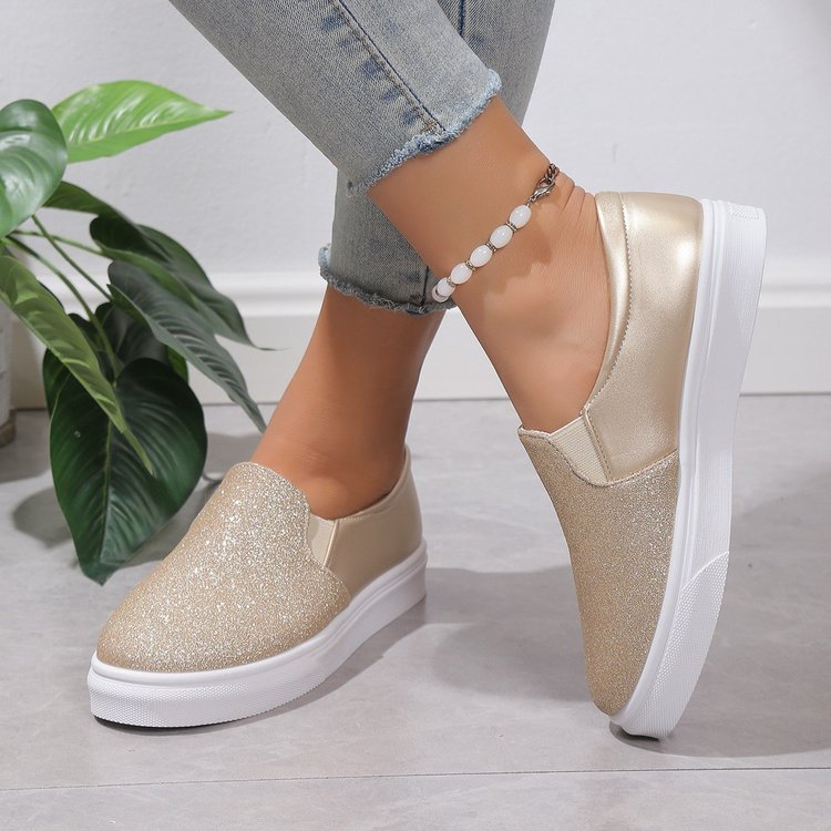 Sequined Loafers