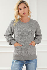 Round Neck Long Sleeve Sweater