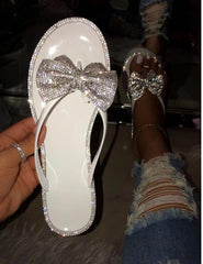 Diamond flat sandals