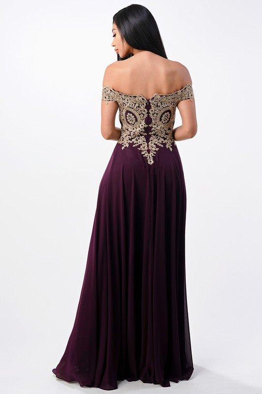 JASMEEN CHIFFON GOWN