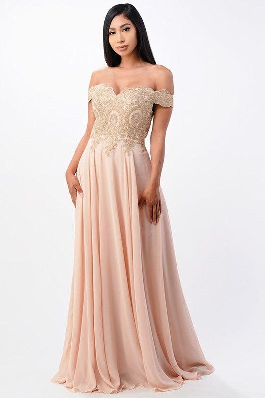 JASMEEN CHIFFON GOWN