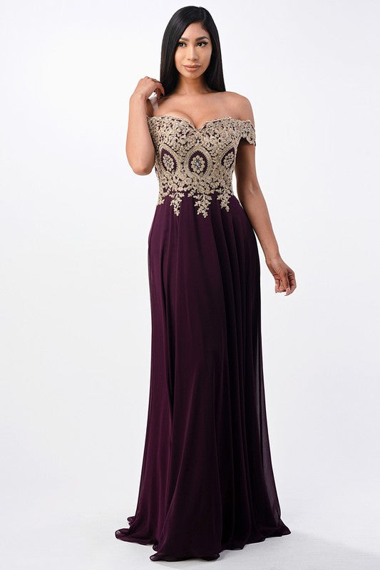 JASMEEN CHIFFON GOWN