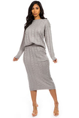 GOOD INTENTIONS SWEATER DRESS