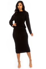 GOOD INTENTIONS SWEATER DRESS