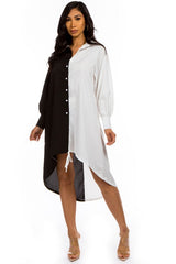 SMILE BIG SHIRT DRESS