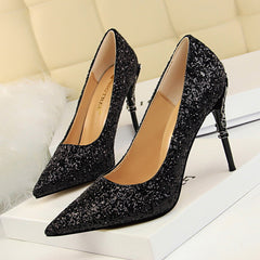 Debut Sequined Heels