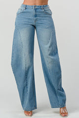 Athena Wide Leg Denim Jeans