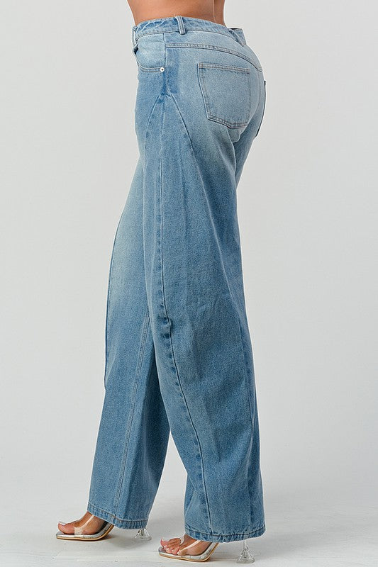 Athena Wide Leg Denim Jeans