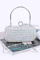 Crystal Iconic Convertible Box Clutch