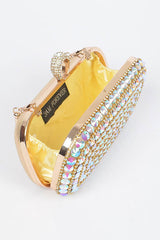 Crystal Iconic Convertible Box Clutch