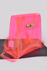 Clear Transparent Iconic Backpack