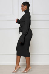 ASK ME ANYTHING SWEATER DRESS