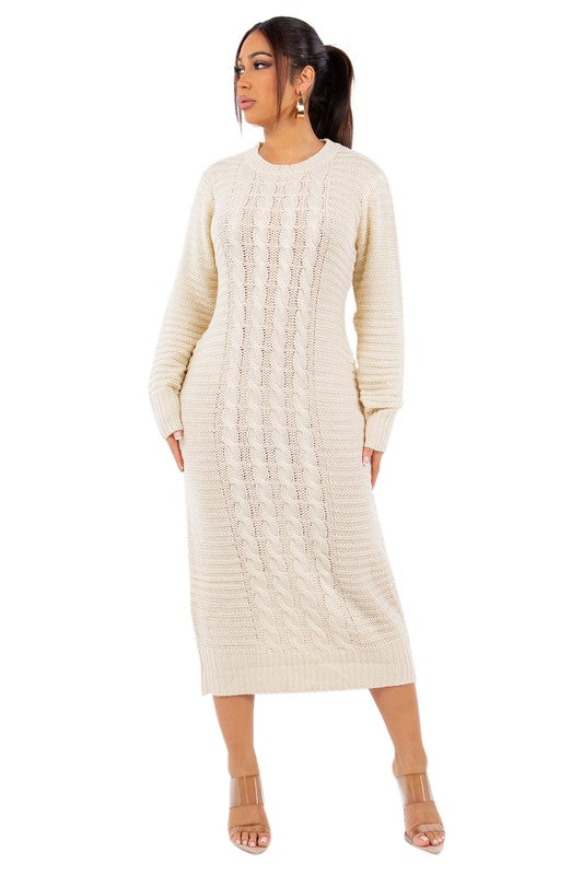 HIGH AMBITION SWEATER DRESS