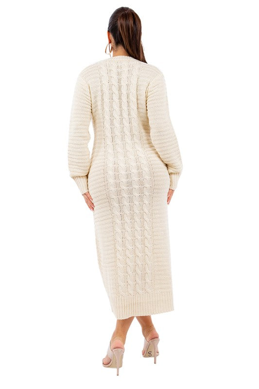 HIGH AMBITION SWEATER DRESS