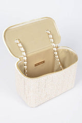 Straw Cosmetic Box Swing Bag