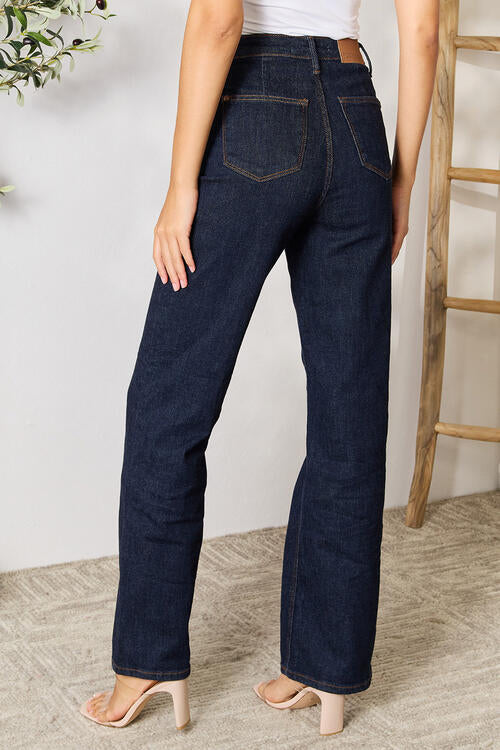 Full Size High Waist Wide Leg Jeans