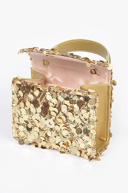 Sequins Crossbody Swing Bag