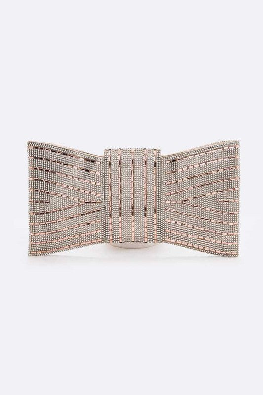 Rhinestone Bowtie Convertible Clutch