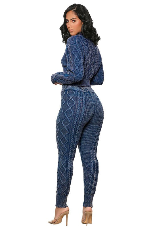 SHOWSTOPPER 2PC SWEATER PANTS SET