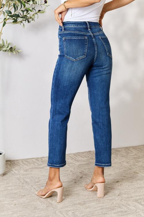 Cropped Straight Jeans