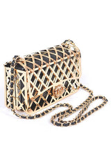 Flawless 2 In 1 Metal Cage Iconic Shoulder Bag