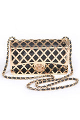 Flawless 2 In 1 Metal Cage Iconic Shoulder Bag