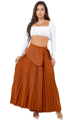 NO PRESSURE MAXI SKIRT