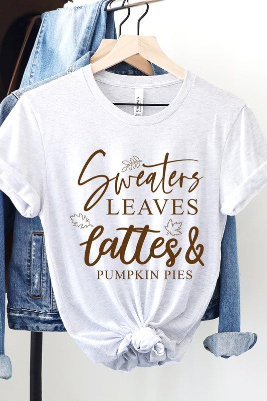 Sweaters,Leaves Graphic Tee