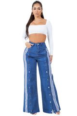 CROSS THE LINE DENIM PANTS