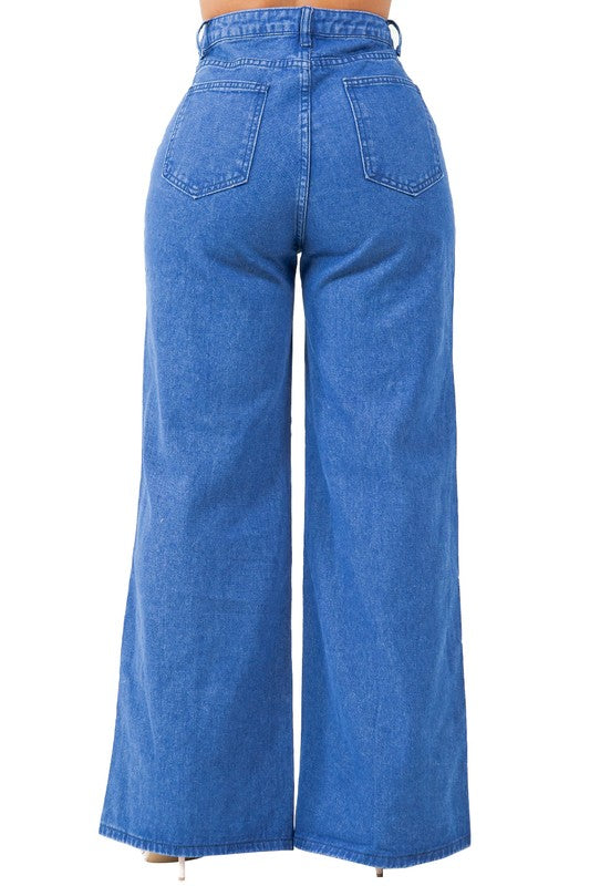 CROSS THE LINE DENIM PANTS