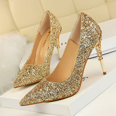 Debut Sequined Heels