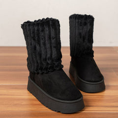 Pom Furry Cotton Boots