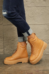 She's Amazing Platform Combat Boots