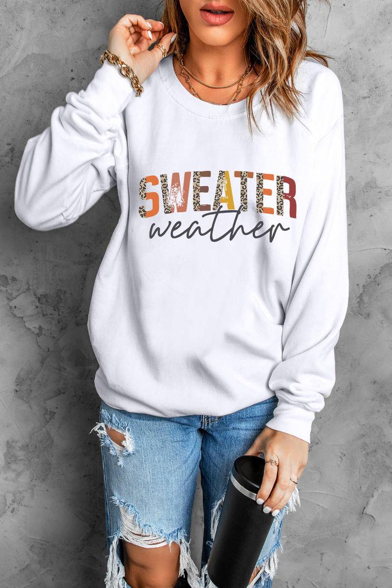 Sweater Weather Vibrant Monogram Sweatshirt