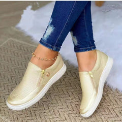 Women's Side Zipper Sneakers