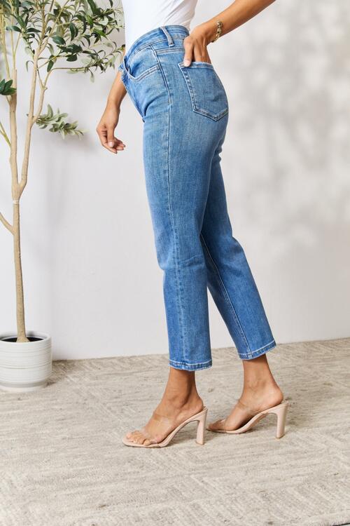 Utopia Full Size High Waist Straight Jeans