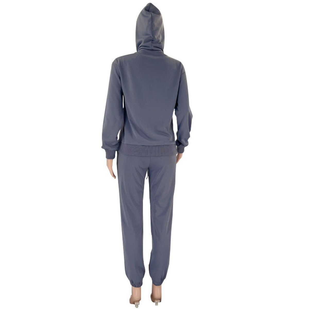 Pullover Long-Sleeved Hoodie & Tie Pocket Pants Sets