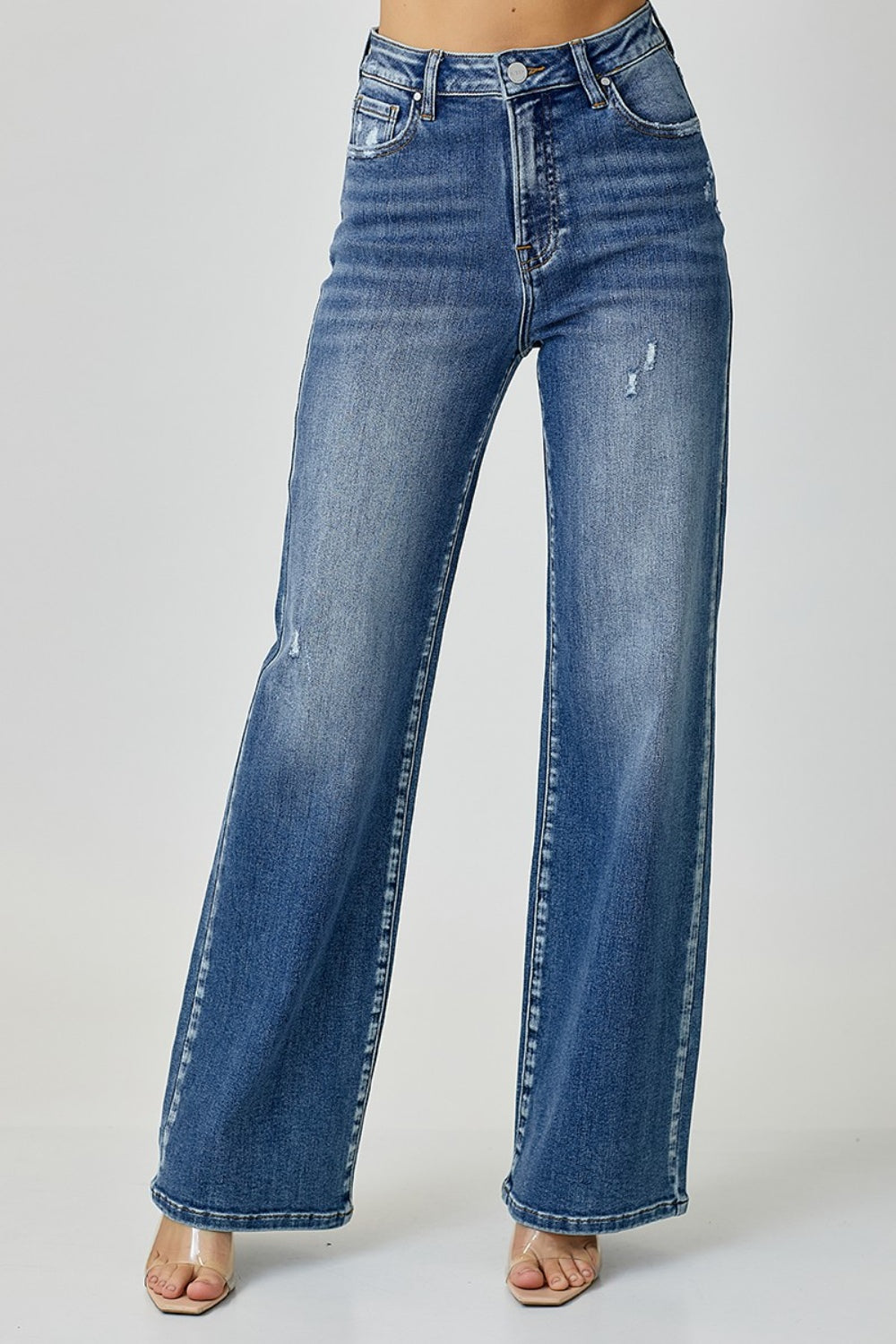 High Waist Wide Leg Jeans