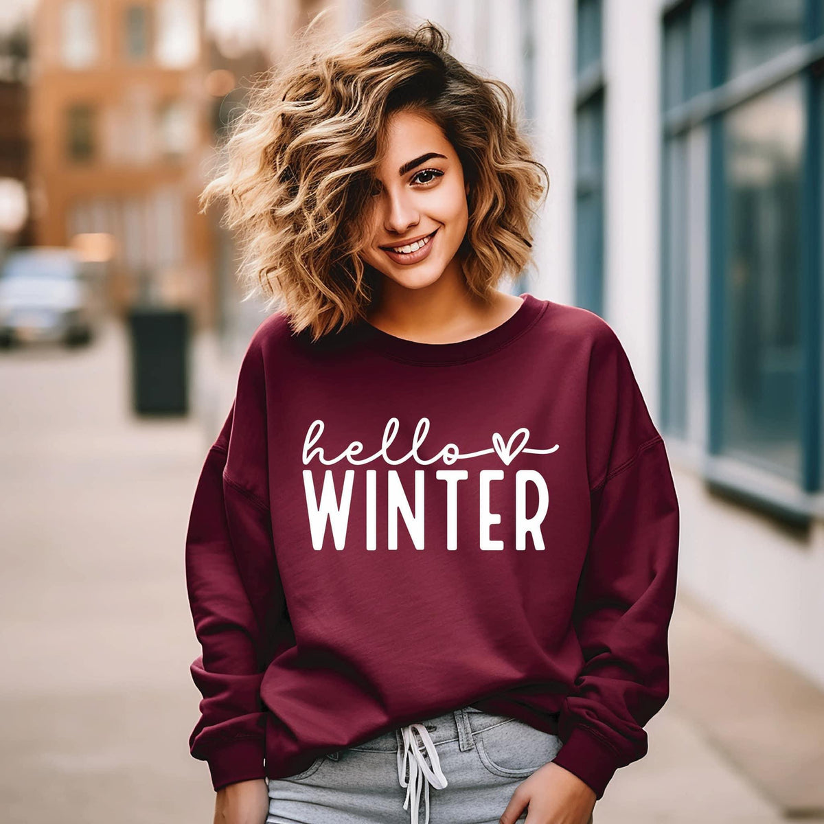 Hello Winter Sweatshirt