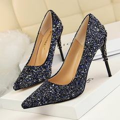 Debut Sequined Heels