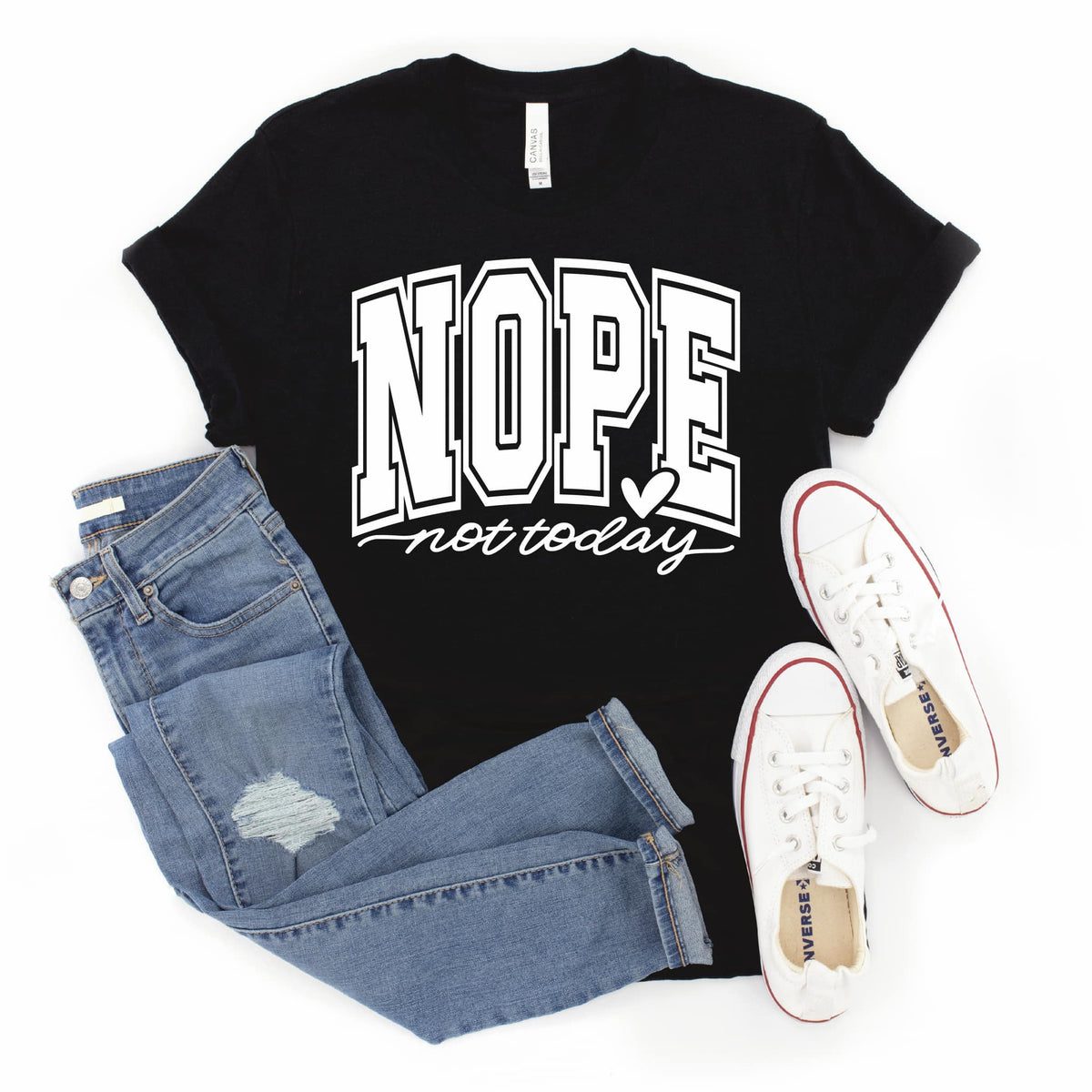 Oversized Nope  GRAPHIC TEE