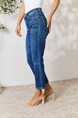 Cropped Straight Jeans