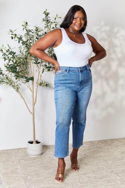 Utopia Full Size High Waist Straight Jeans