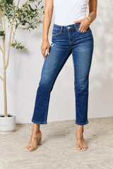 Melody Distressed Cropped Jeans